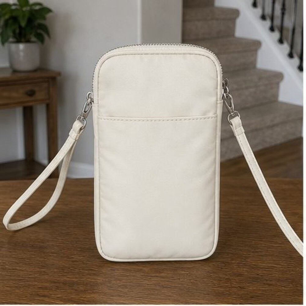 Blush Nylon Crossbody Bag